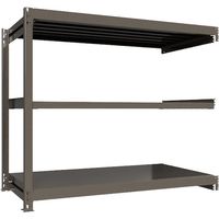 ICHIMAI 重量ボルトレスラック 段荷重1000Kg H1500×W1800×D900 天地3段 連結グレー TH1000-569R3（直送品）
