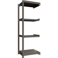 ICHIMAI 重量ボルトレスラック 段荷重1000Kg H2400×W900×D600 天地4段 連結グレー TH1000-836R4（直送品）