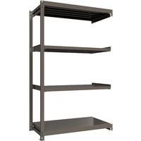 ICHIMAI 重量ボルトレスラック 段荷重1000Kg H2400×W1500×D750 天地4段 連結グレー TH1000-857R4（直送品）