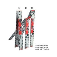 ランドアート ハイビスカス 2つ折アルミ製標尺 1.1m 5:6 62-4862-22 1本（直送品）