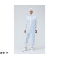 メディテックジャパン フード付ジャンプスーツ リブ付 LL 50枚入 FJSR-LL 1箱(50枚) 65-6903-92（直送品）