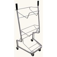 大和産業 3段バスケットワゴン YBW 1台 537-8598（直送品）