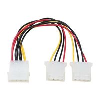 アイネックス 二股電源ケーブル 15cm D2-1501C 1個 67-9231-78（直送品）