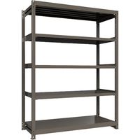 ICHIMAI 重量ボルトレスラック 段荷重1000Kg H2400×W1800×D750 天地5段 単体グレー TH1000-867T5（直送品）