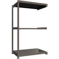 ICHIMAI 重量ボルトレスラック 段荷重1000Kg H2400×W1500×D900 天地3段 連結グレー TH1000-859R3（直送品）