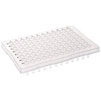 CELLTREAT 96ウェルPCRプレート レイズドハーフスカート クリア 0.2mL 非滅菌 1箱(50個入) 229516 1個（直送品）