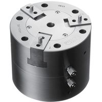 仲精機 ナカ エアチャック 4インチ 据置中空型 NPC-4RSS-310 1台 723-6077（直送品）