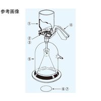 日本理化学器械 SS用グラスファイバー濾紙 20枚入(セパロート55ZS用) GF3-55 1セット(20枚) 65-8686-63（直送品）