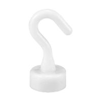 Trimate マグネットフック プラスチック ホワイト TR-MGF005-WH 1個 67-4919-68（直送品）