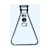 日本理化学器械 三角フラスコ 摺部15 50mL 4015-1550 1個 65-8663-22（直送品）