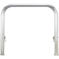 カネソウ 車止め アーチ型 ステンレス製 脱着式 鋳鉄製蓋 鍵付 Yシリーズ YA6L7-HDL 1本 258-4078（直送品）