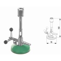 BOCHEM ブンセンバーナー 直径 80mm ストップコック付 天然ガス対応 7050 1台 68-0512-94（直送品）