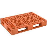 日本プラパレット NPC プラスチックパレットFAー1108 片面四方差し ブラウン FA-1108 1枚 432-8330（直送品）
