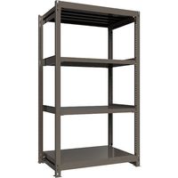 ICHIMAI 重量ボルトレスラック 段荷重1000Kg H2100×W1200×D750 天地4段 単体グレー TH1000-747T4（直送品）