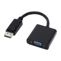 アイネックス DisplayPortーVGA変換ケーブル 約20cm(コネクタ含む) AMC-DPVGA 1個 67-9205-46（直送品）