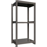 ICHIMAI 重量ボルトレスラック 段荷重1000Kg H1800×W900×D600 天地3段 単体グレー TH1000-636T3（直送品）