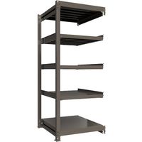 ICHIMAI 重量ボルトレスラック 段荷重1000Kg H2100×W900×D900 天地5段 連結グレー TH1000-739R5（直送品）