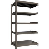 ICHIMAI 重量ボルトレスラック 段荷重1000Kg H2100×W1200×D750 天地5段 連結グレー TH1000-747R5（直送品）