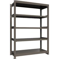 ICHIMAI 重量ボルトレスラック 段荷重1000Kg H2100×W1500×D600 天地5段 単体グレー TH1000-756T5（直送品）