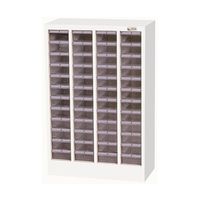 宮成製作所 オールロックキャビネット物品用 ダイヤル錠 4列12段 ポリカトレー MCM-48D 1台 4-6058-06（直送品）