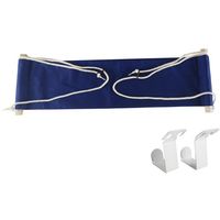 Trimate デスク用 足ハンモック ブルー TR-AH001-BL 1個 67-4917-69（直送品）