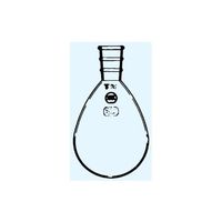 日本理化学器械 なす形フラスコ 白 300mL 摺部19/33 018-19300 1個 65-8667-03（直送品）