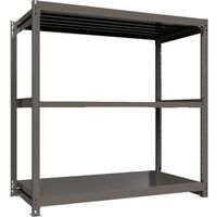 ICHIMAI 重量ボルトレスラック 段荷重1000Kg H1800×W1800×D900 天地3段 単体グレー TH1000-669T3（直送品）