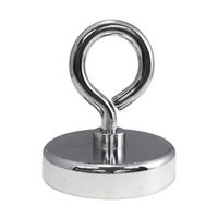 Trimate アイボルト付きマグネット Φ48mm TR-MGF007-48 1個 67-4919-78（直送品）