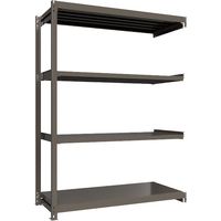 ICHIMAI 重量ボルトレスラック 段荷重1000Kg H2400×W1800×D750 天地4段 連結グレー TH1000-867R4（直送品）