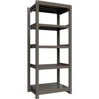 ICHIMAI 重量ボルトレスラック 段荷重1000Kg H2100×W900×D600 天地5段 単体グレー TH1000-736T5（直送品）
