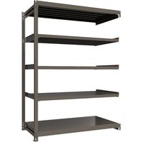 ICHIMAI 重量ボルトレスラック 段荷重1000Kg H2400×W1800×D900 天地5段 連結グレー TH1000-869R5（直送品）