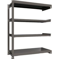 ICHIMAI 重量ボルトレスラック 段荷重1000Kg H1800×W1500×D600 天地4段 連結グレー TH1000-656R4（直送品）