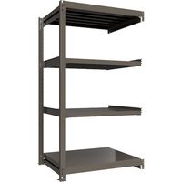 ICHIMAI 重量ボルトレスラック 段荷重1000Kg H2100×W1200×D900 天地4段 連結グレー TH1000-749R4（直送品）