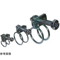 山口商工 ワイヤーバンド 58mm 50個入 WL-1058 1箱(50個) 65-0552-59（直送品）