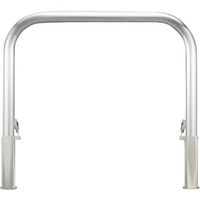 カネソウ 車止め アーチ型 ステンレス製 脱着式 鋳鉄製蓋 Yシリーズ YA7H10-HD 1本 258-4040（直送品）