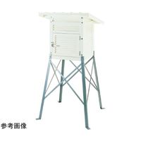 大平産業 百葉箱小型4号 単葉 スチール脚 425×425×440mm H4-HT-F 1台 8-5651-14（直送品）