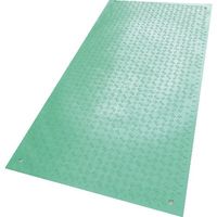 ウッドプラスチックテクノロジー ウッドプラスチック イベント用樹脂製敷板 Wターフ 緑 WT-GRE 1枚 437-3445（直送品）