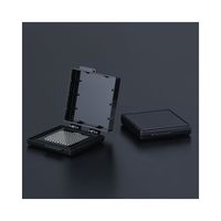 エクシール 精密部品搬送ケース ゲルベース(R) 2インチ 黒 フラットF3 Lタイプ 10個入 GC00-16004 1セット(1個)（直送品）