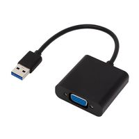 アイネックス USB3.0ーVGA変換アダプタ AMC-USBVGA 1個 67-9205-84（直送品）