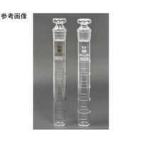 日本理化学器械 比色管(栓付)TS摺部24 100mL シルバーステン目盛 204-100B 1個 65-8671-47（直送品）