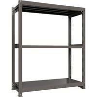 ICHIMAI 重量ボルトレスラック 段荷重1000Kg H1800×W1500×D600 天地3段 単体グレー TH1000-656T3（直送品）