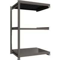 ICHIMAI 重量ボルトレスラック 段荷重1000Kg H1800×W1200×D900 天地3段 連結グレー TH1000-649R3（直送品）