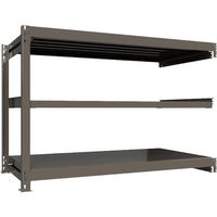 ICHIMAI 重量ボルトレスラック 段荷重1000Kg H1200×W1800×D900 天地3段 連結グレー TH1000-469R3（直送品）