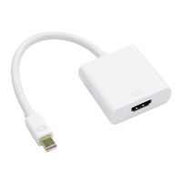 アイネックス Mini DisplayPortーHDMIアクティブ変換ケーブル AMC-MDPHD 1個 67-9205-81（直送品）