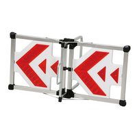 ジェイウィン 折りたたみLED矢印板 JLE-10 1個 63-7308-79（直送品）