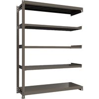 ICHIMAI 重量ボルトレスラック 段荷重1000Kg H2400×W1800×D600 天地5段 連結グレー TH1000-866R5（直送品）