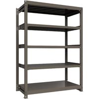 ICHIMAI 重量ボルトレスラック 段荷重1000Kg H2100×W1500×D750 天地5段 単体グレー TH1000-757T5（直送品）