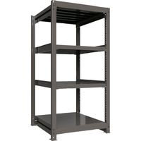 ICHIMAI 重量ボルトレスラック 段荷重1000Kg H1800×W900×D900 天地4段 単体グレー TH1000-639T4（直送品）