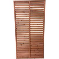 加藤伝蔵商店 伝蔵 ルーバーラティスフェンス90×180(縦) G525 1セット(4枚) 429-0646（直送品）