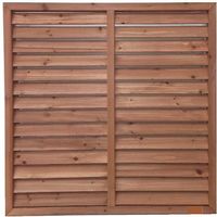 加藤伝蔵商店 伝蔵 ルーバーラティスフェンス90×90 G524 1セット(4枚) 428-9034（直送品）